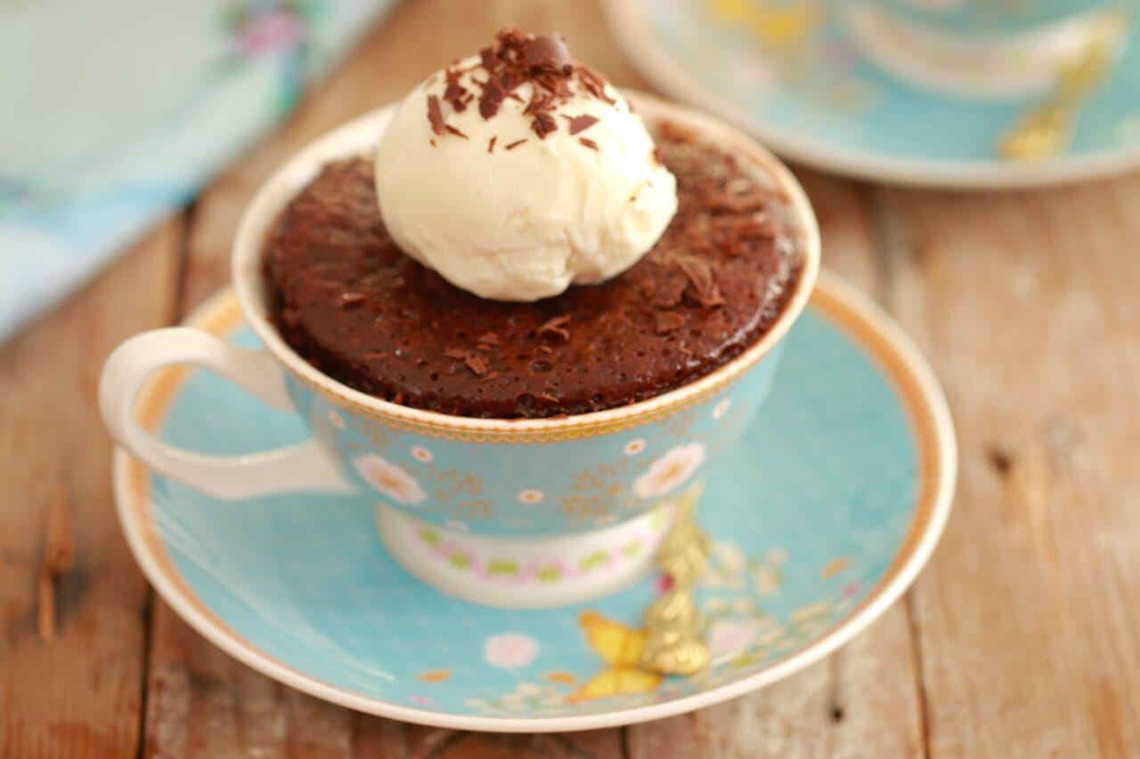 3 Ingredient Nutella Brownie in a Mug